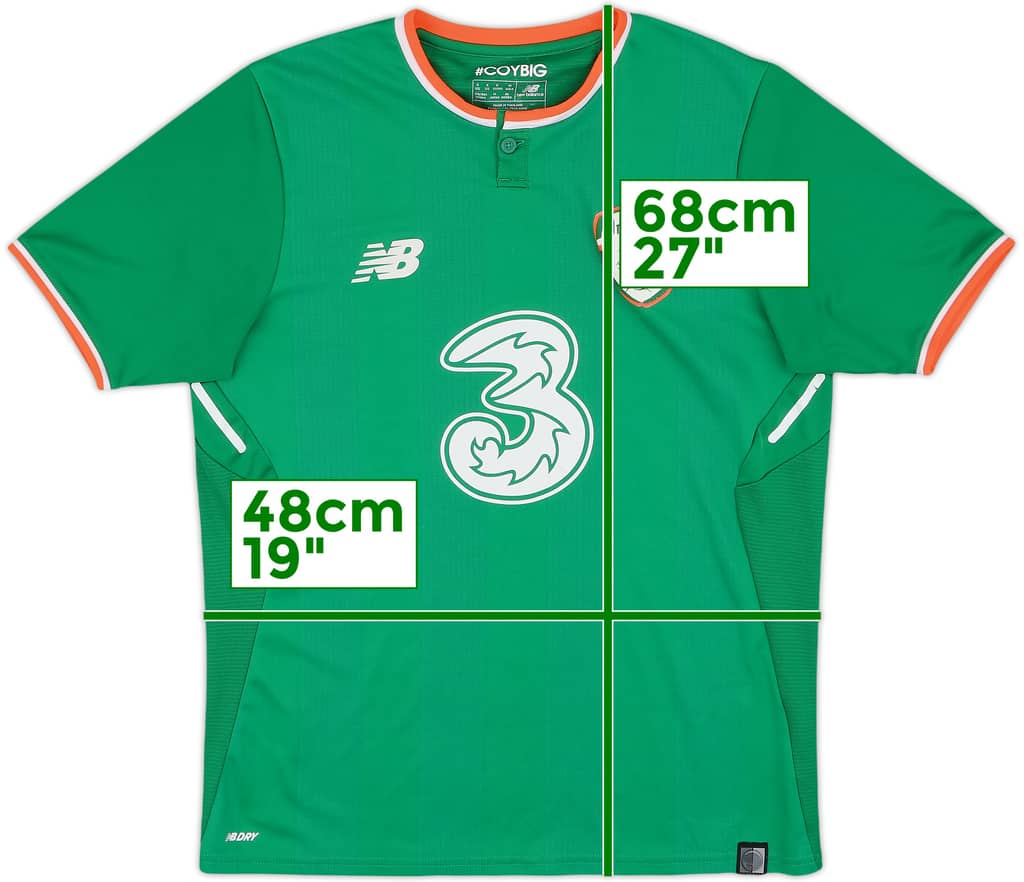 2017-18 Ireland Home Shirt - 7/10 - (S)