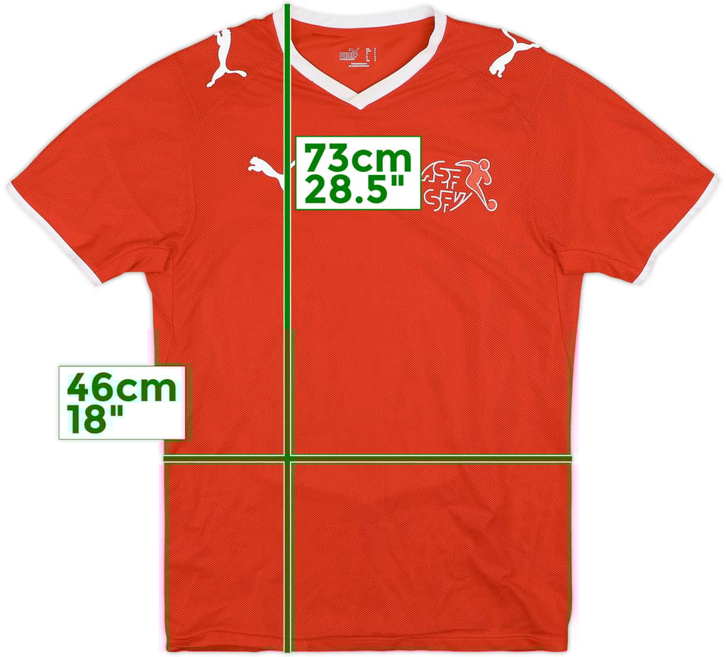 2008-10 Switzerland Home Shirt - 8/10 - (S)