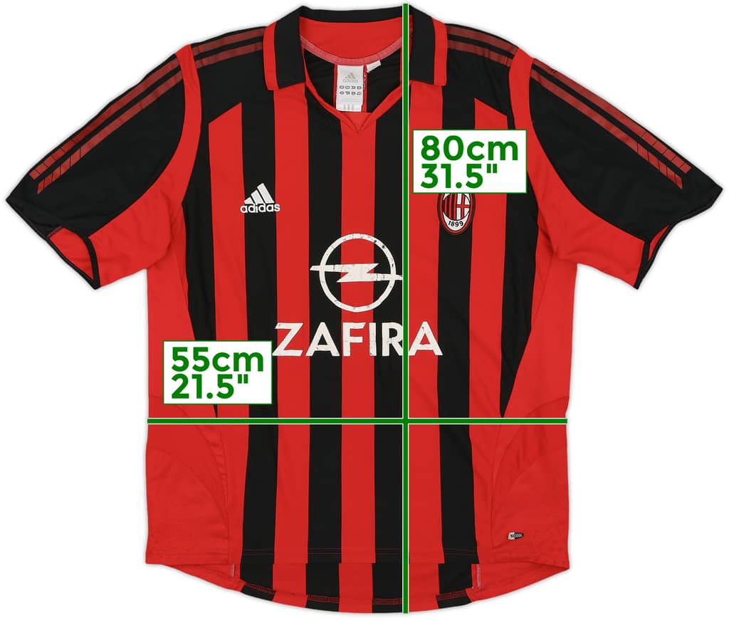 2005-06 AC Milan Home Shirt - 5/10 - (L)
