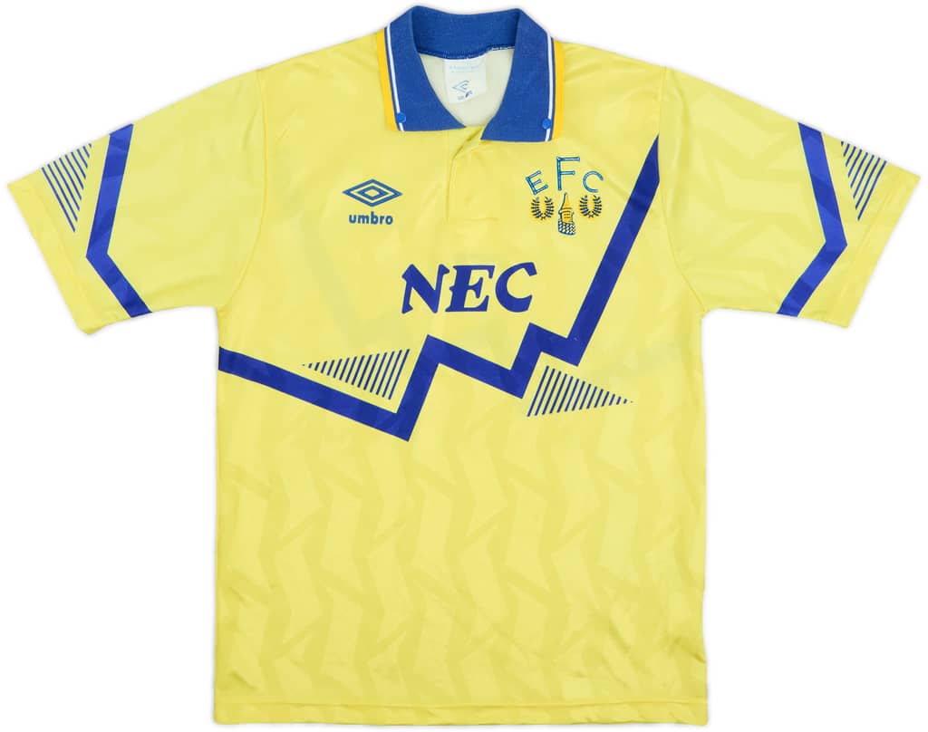 1990-92 Everton Away Shirt - 8/10 - (L.Boys)