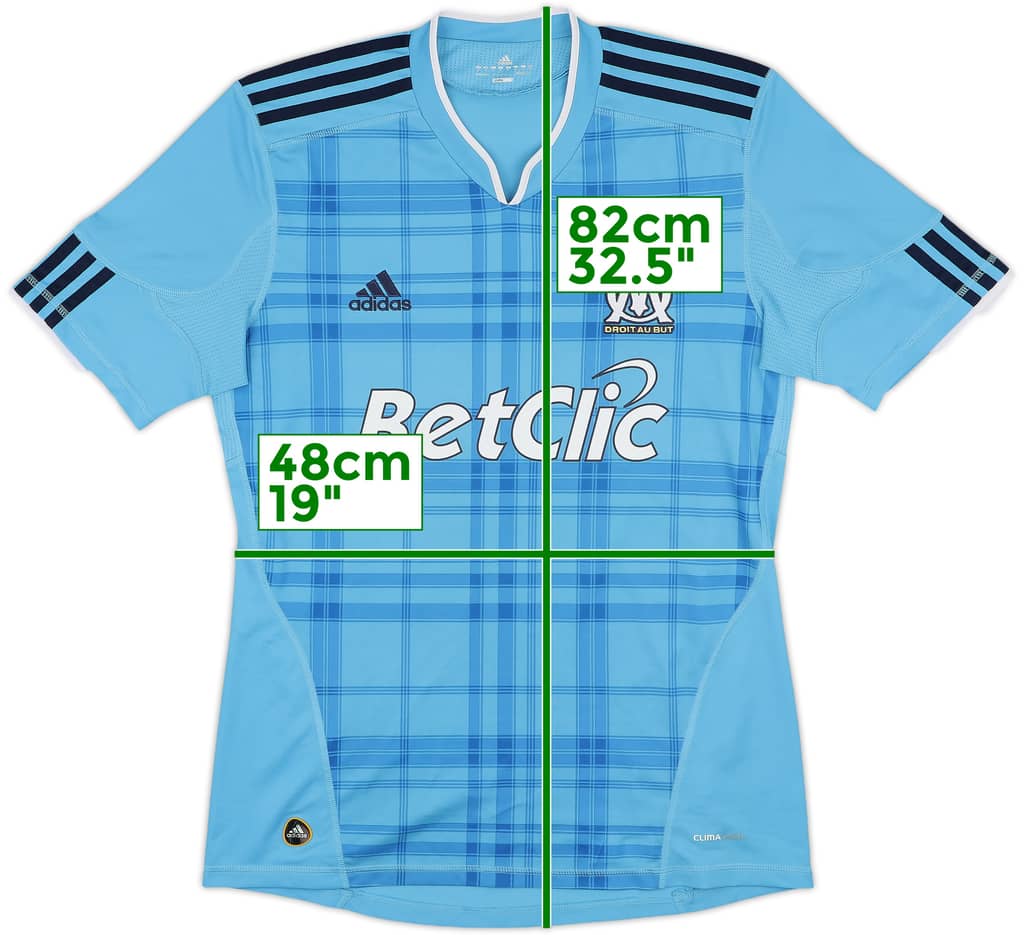 2010-11 Olympique Marseille Away Shirt - 8/10 - (M)