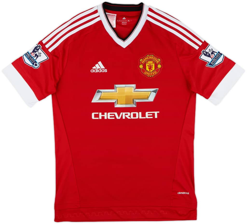 2015-16 Manchester United Home Shirt - 9/10 - (XL.Boys)