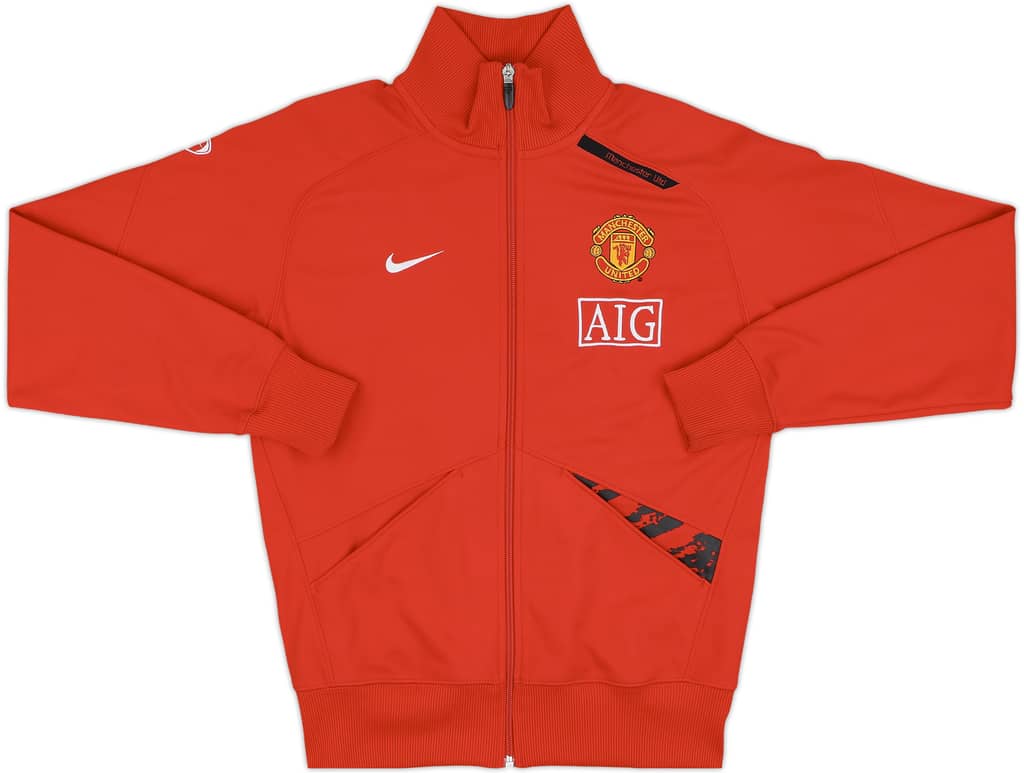 2007-08 Manchester United Nike Track Jacket - 8/10 - (S)