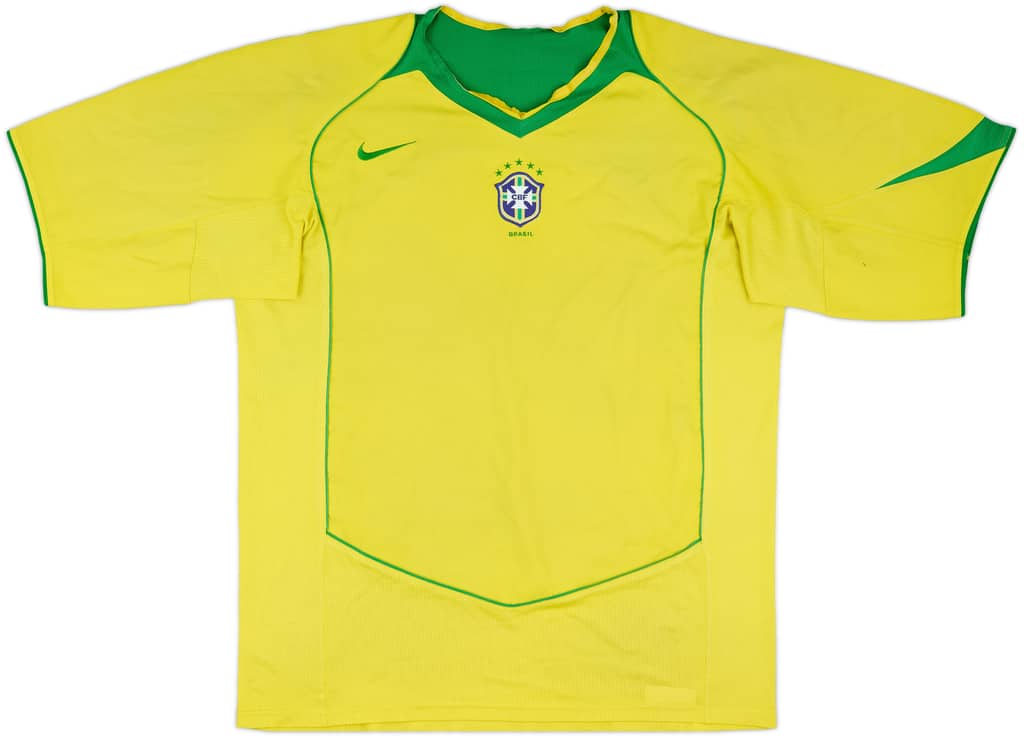 2004-06 Brazil Home Shirt - 5/10 - (L)