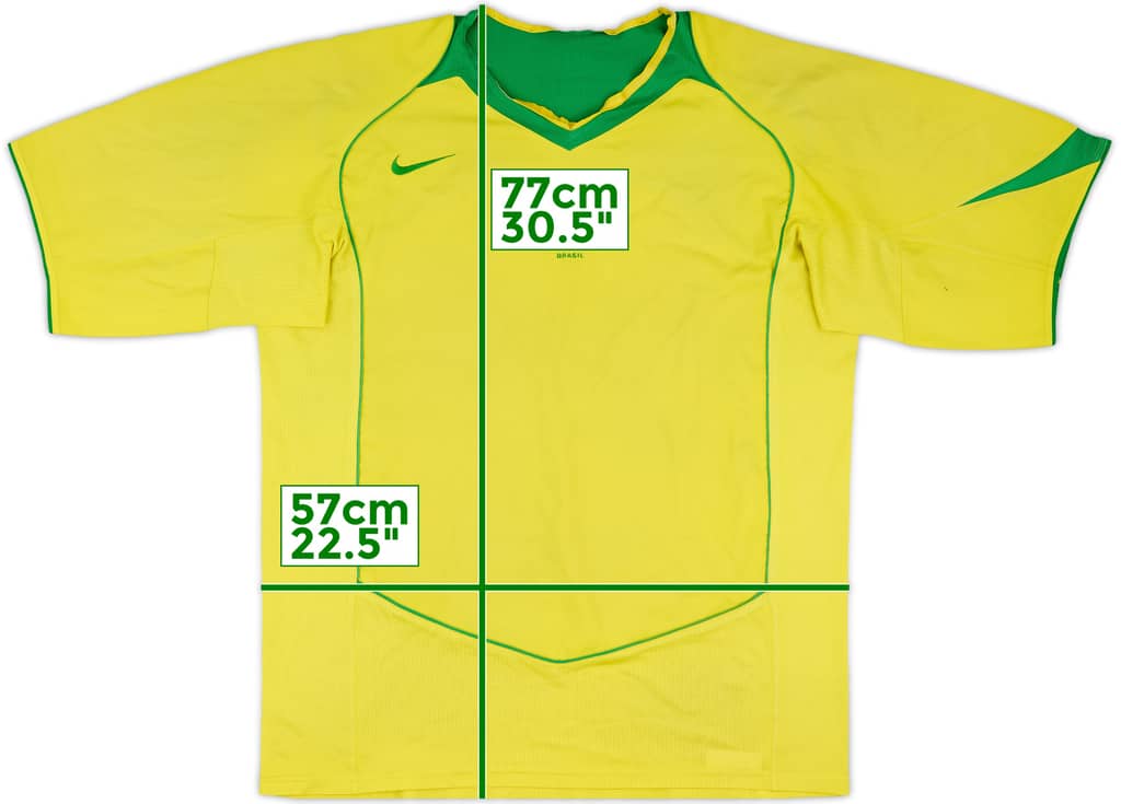 2004-06 Brazil Home Shirt - 5/10 - (L)