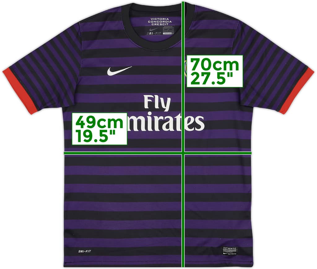 2012-13 Arsenal Away Shirt - 8/10 - (XL.Boys)