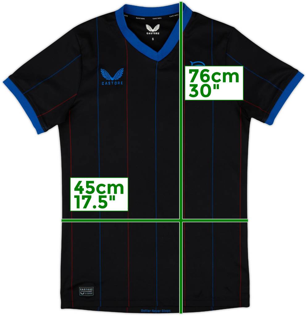 2022-23 Rangers Fourth Shirt - 10/10 - (S)