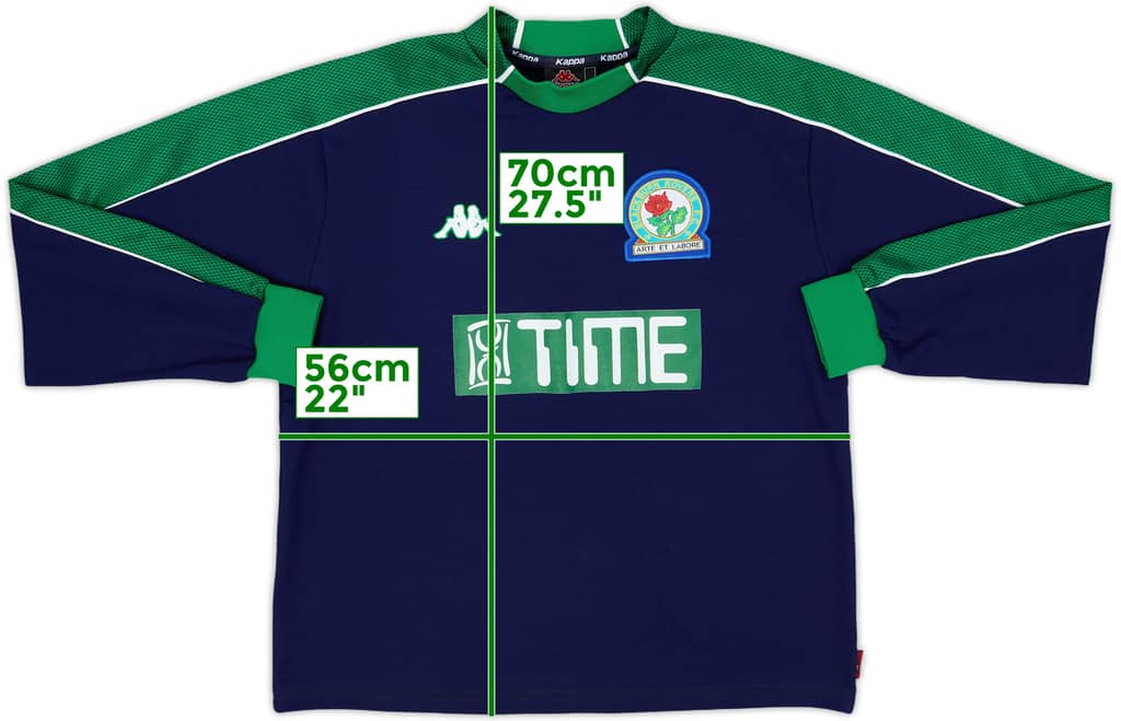 2000-02 Blackburn GK Shirt - 8/10 - (L)