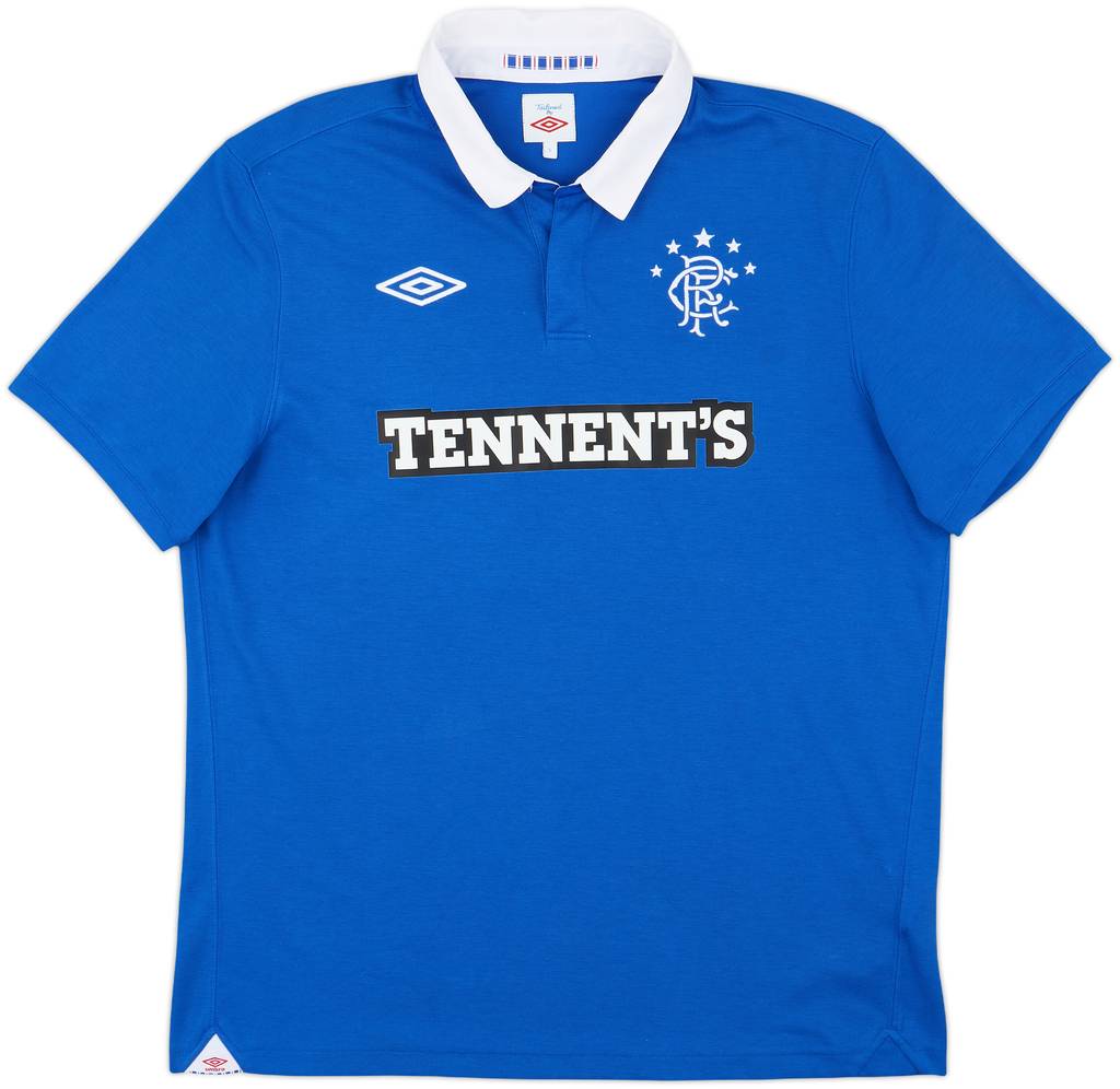 2010-11 Rangers Home Shirt - 8/10 - (L)