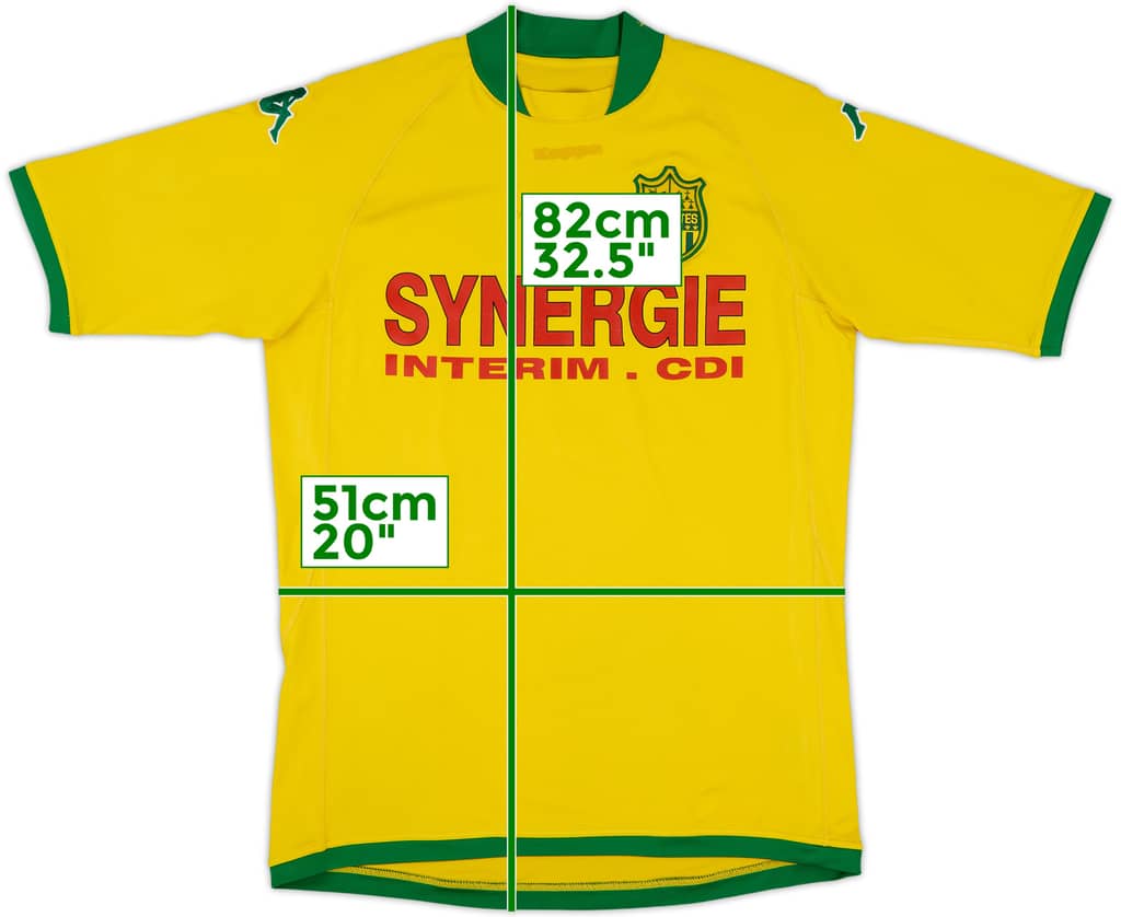 2008-09 Nantes Home Shirt - 5/10 - (L)