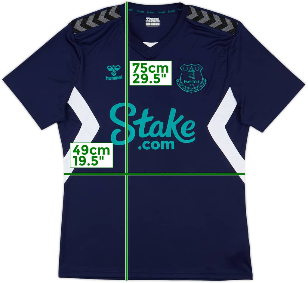 2020-21 Everton Hummel Training Shirt - 7/10 - (L)