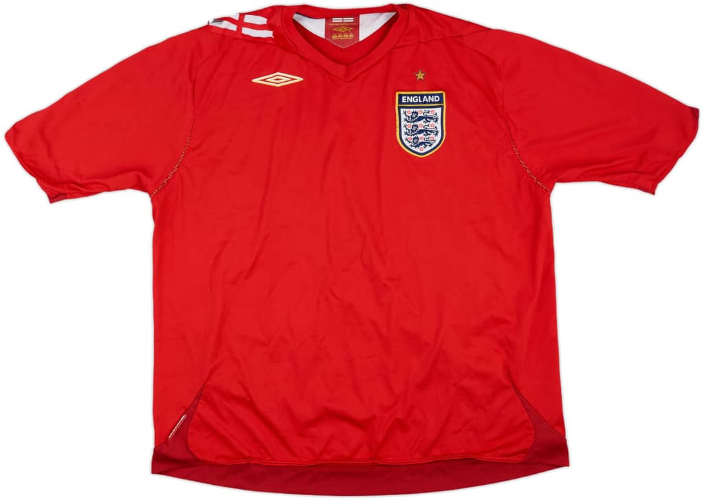 2006-08 England Away Shirt - 5/10 - (XXL)