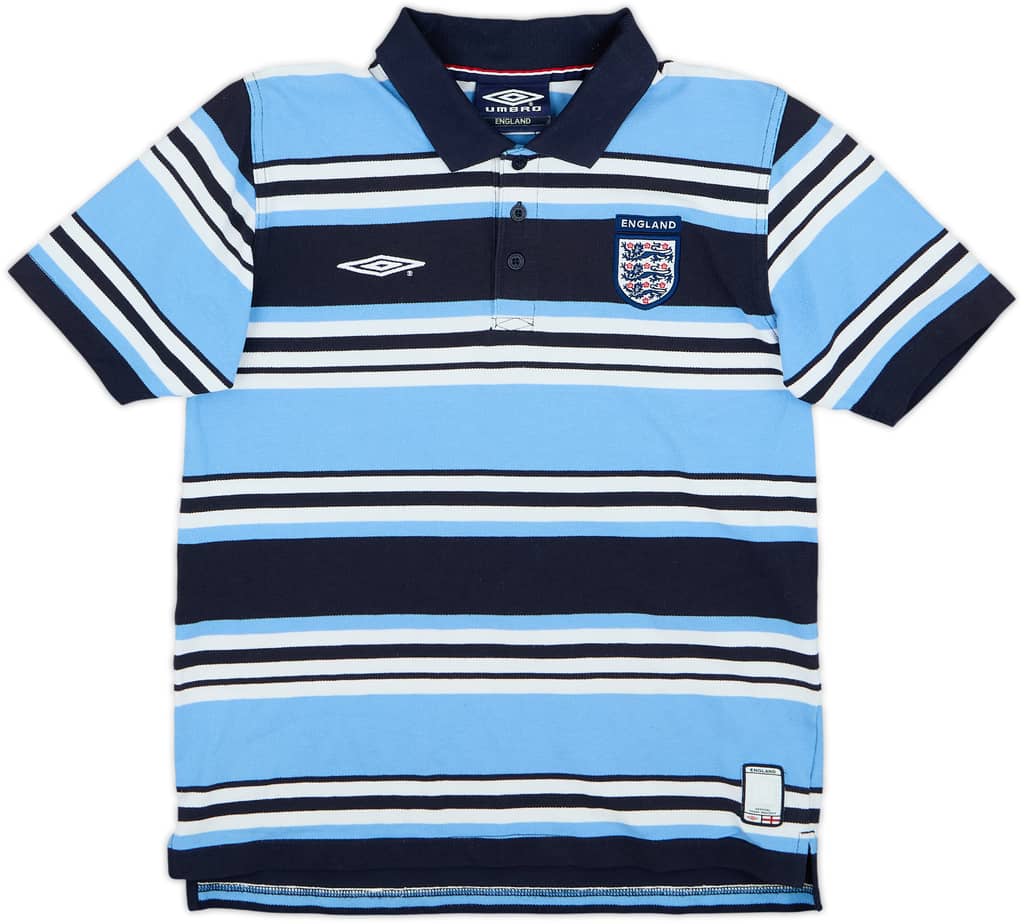 2002-04 England Umbro Polo Shirt - 8/10 - (XL.Boys)