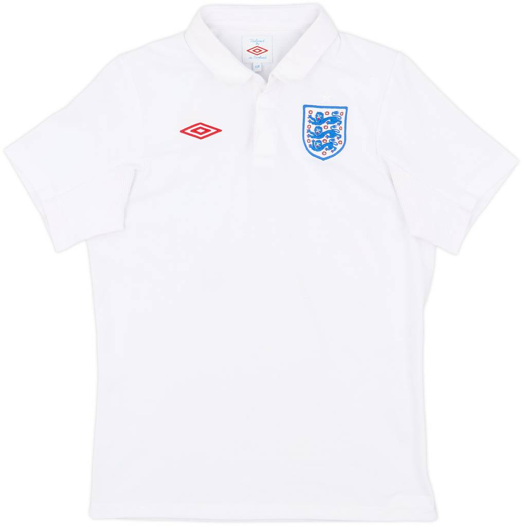 2009-10 England Home Shirt - 7/10 - (L.Boys)