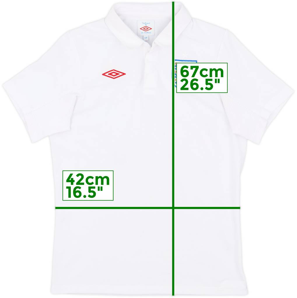 2009-10 England Home Shirt - 7/10 - (L.Boys)