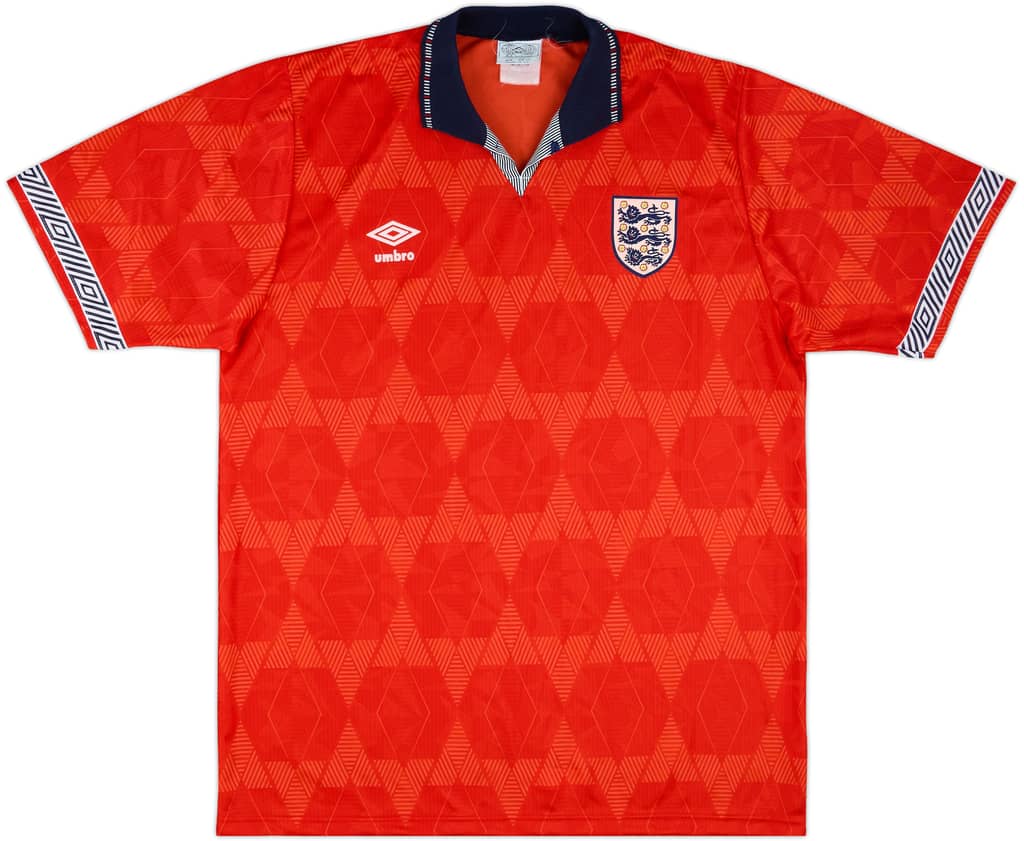 1990-93 England Away Shirt - 8/10 - (S)