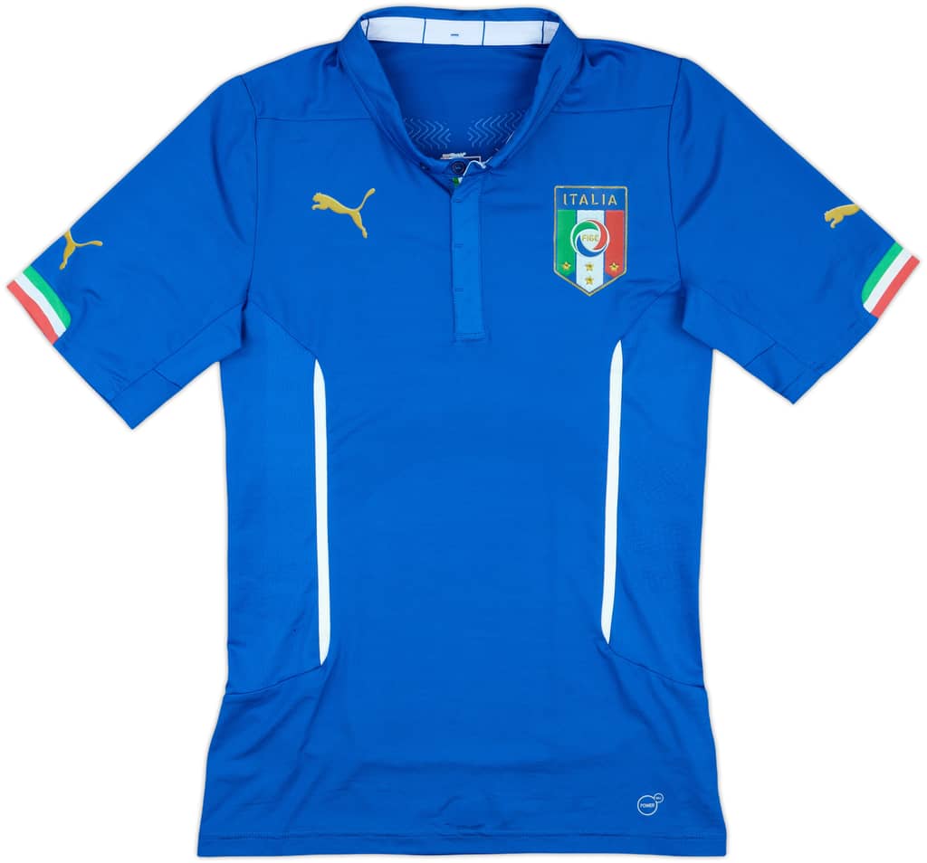 2014-15 Italy Player Issue Home Shirt - 8/10 - (XL)