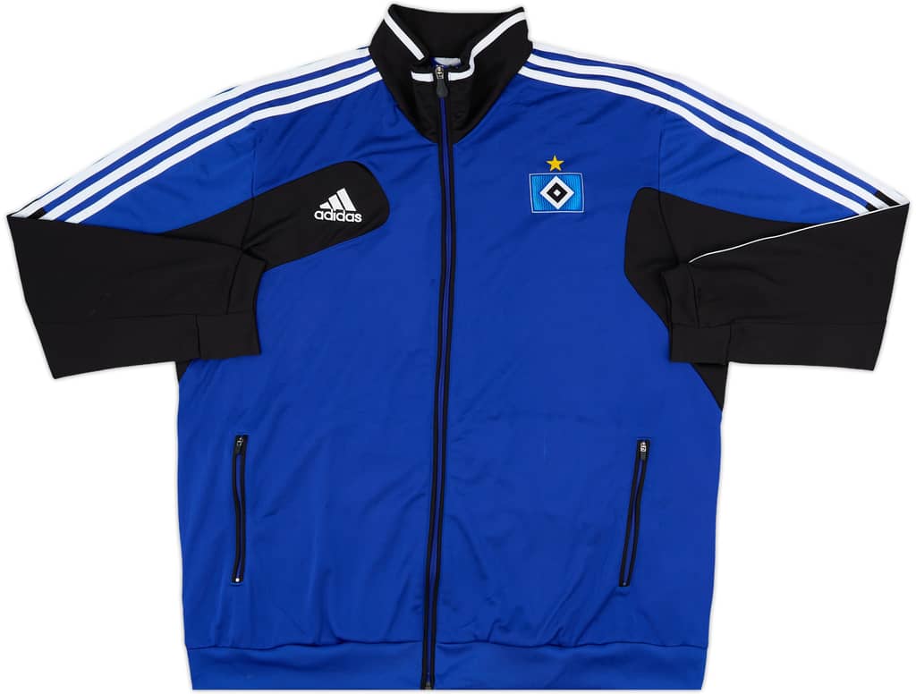 2013-14 Hamburg adidas 1/4 Zip Track Jacket - 8/10 - (XXL)