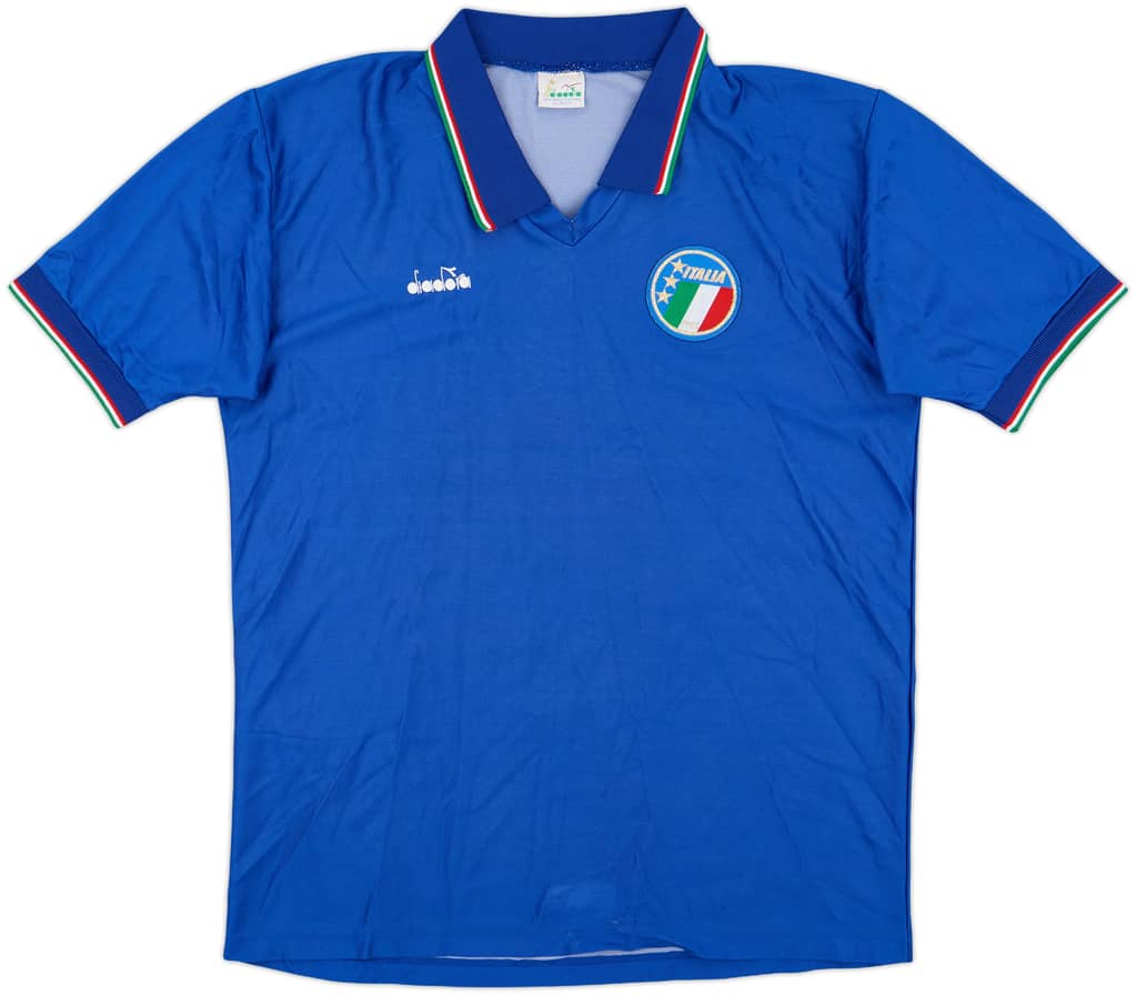 1986-90 Italy Home Shirt - 7/10 - (L)