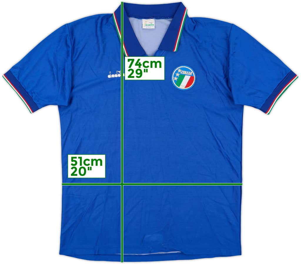 1986-90 Italy Home Shirt - 7/10 - (L)