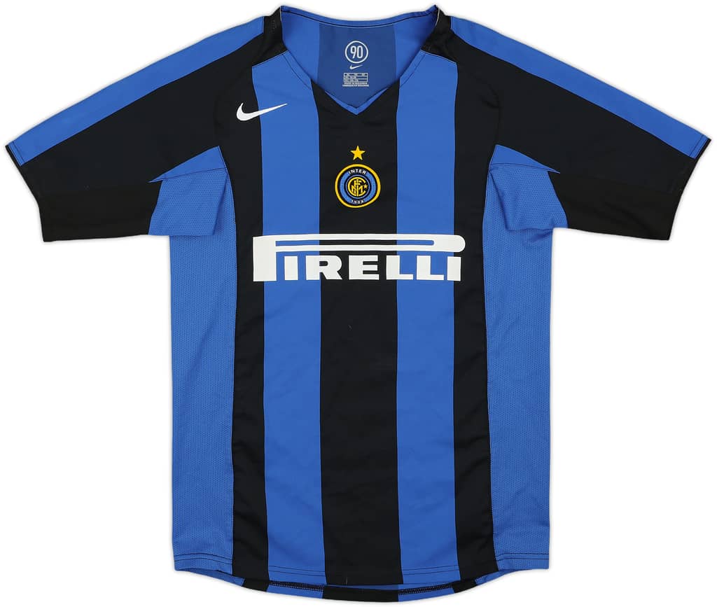 2004-05 Inter Milan Home Shirt - 8/10 - (XL.Boys)