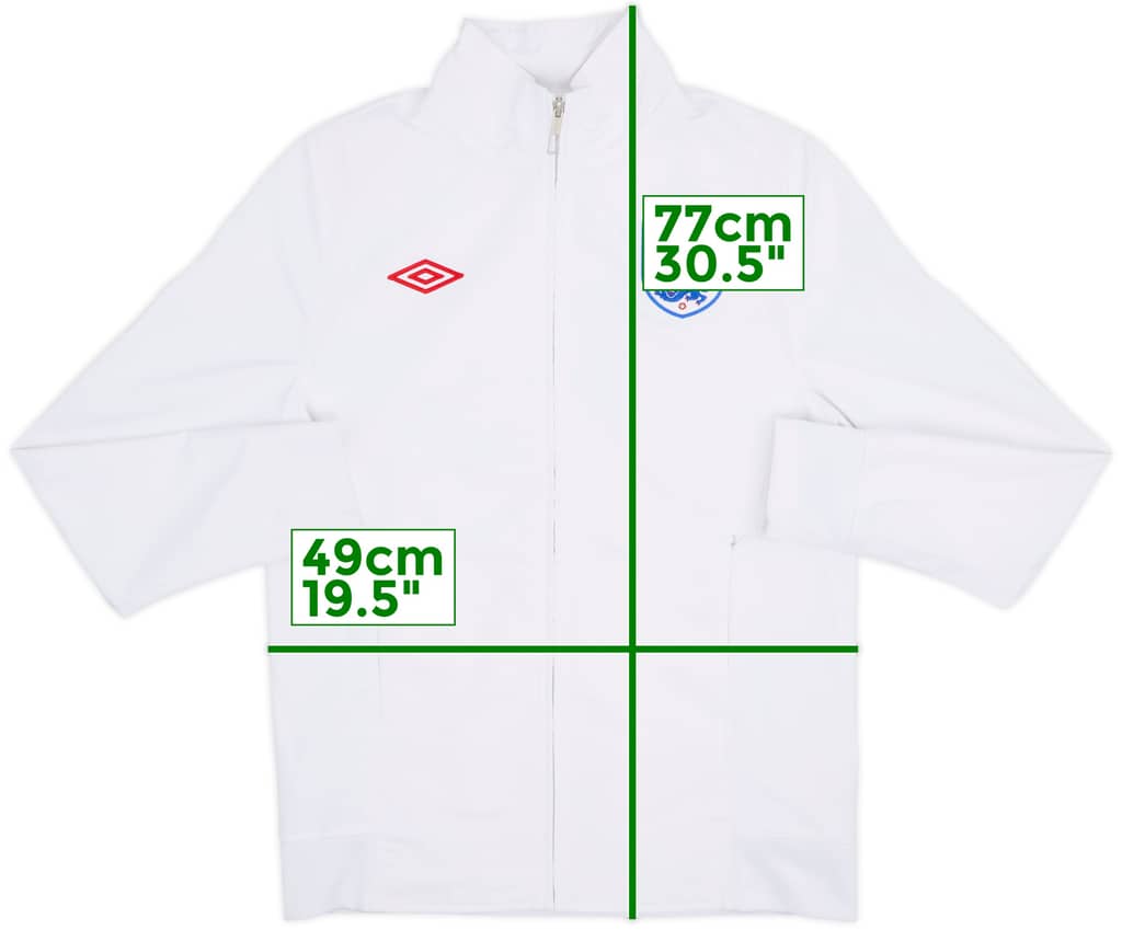 2010-11 England Umbro Track Jacket - 10/10 - (S)