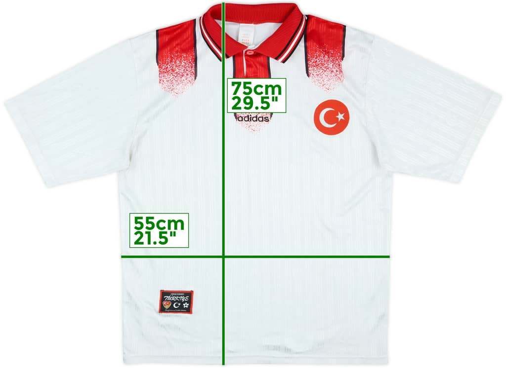 1996-98 Turkey Away Shirt - 6/10 - (L)