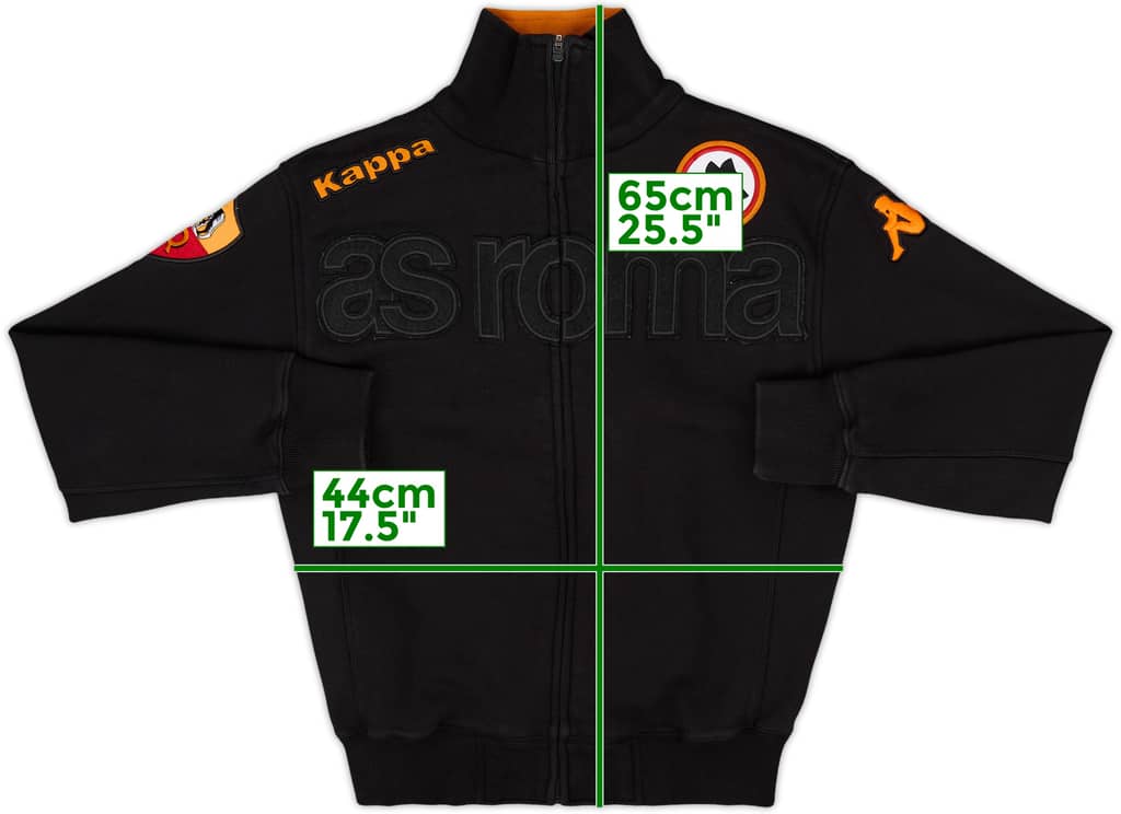 2010-11 Roma Kappa Track Jacket - 9/10 - (XS)