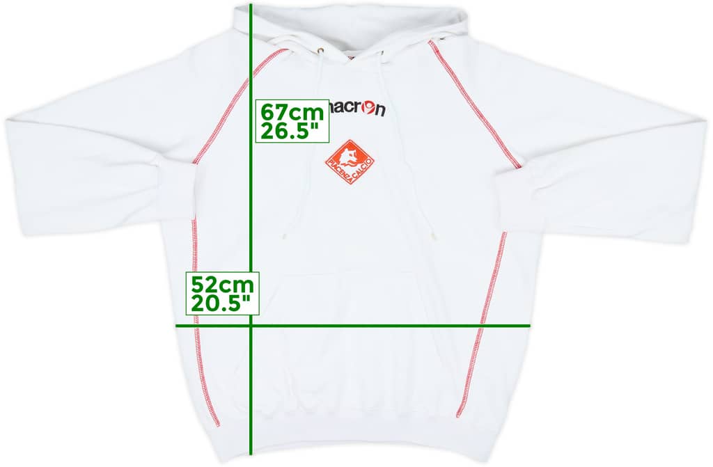 2008-10 Piacenza Macron Hooded Sweat Top - 8/10 - (L)
