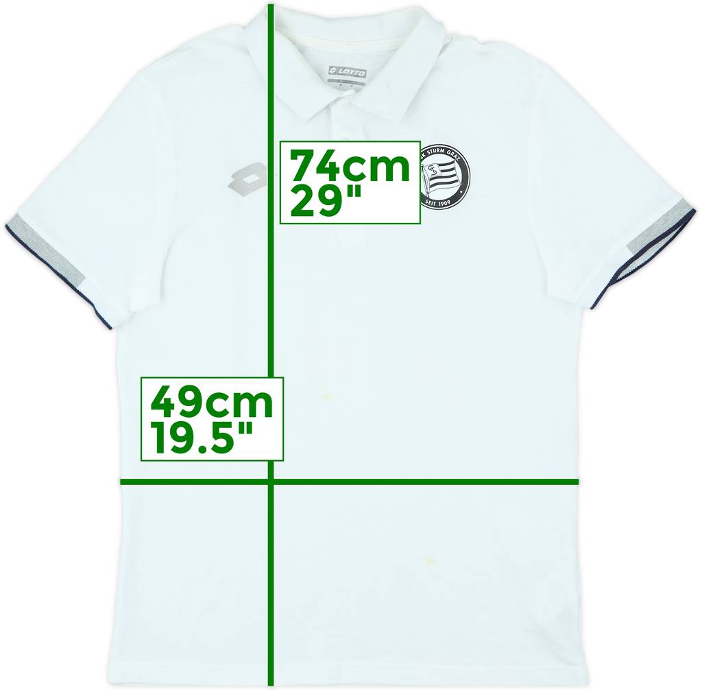 2016-17 Sturm Graz Lotto Polo Shirt - 6/10 - (M)