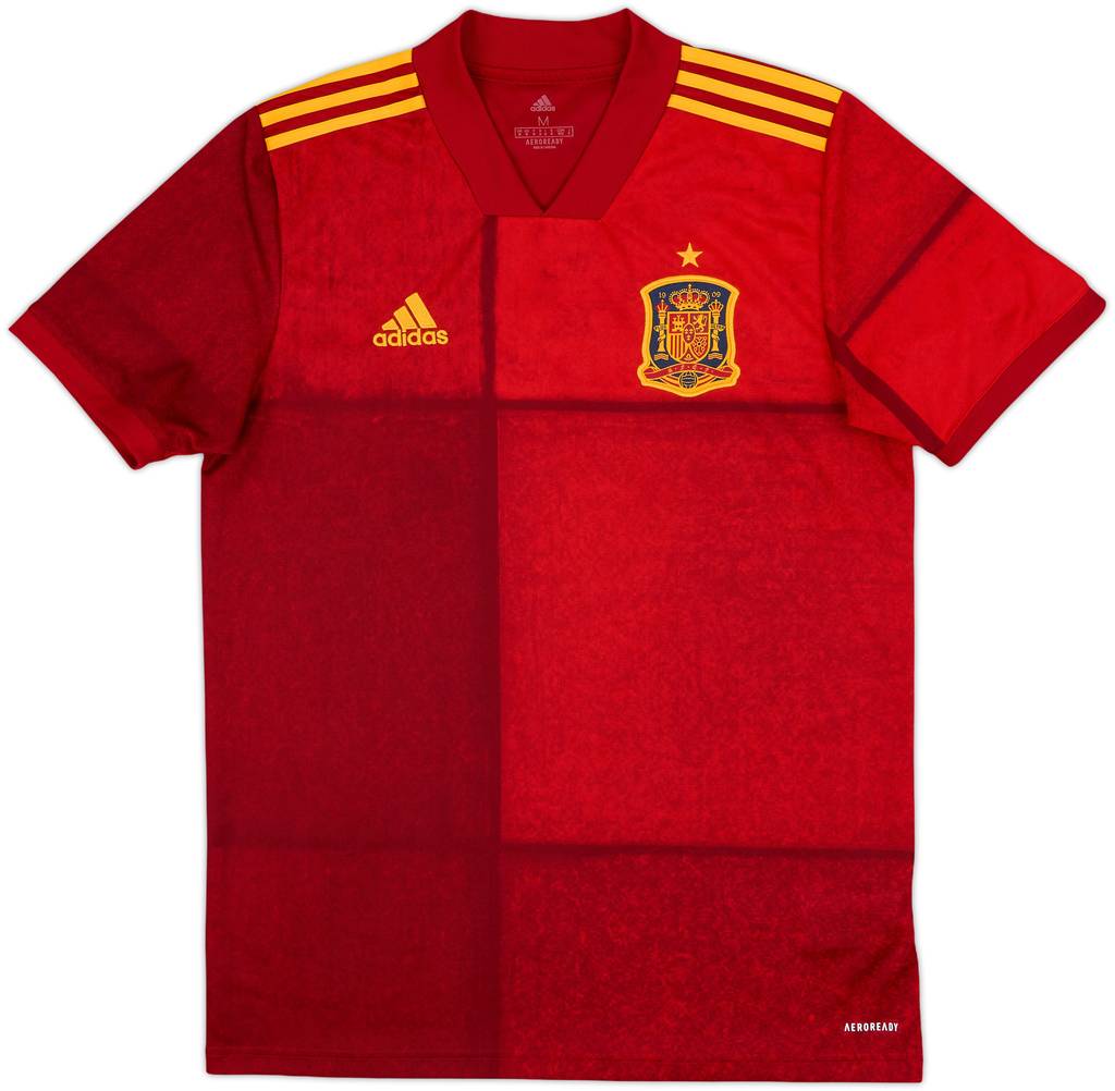 2020-21 Spain Home Shirt - 10/10 - (M)