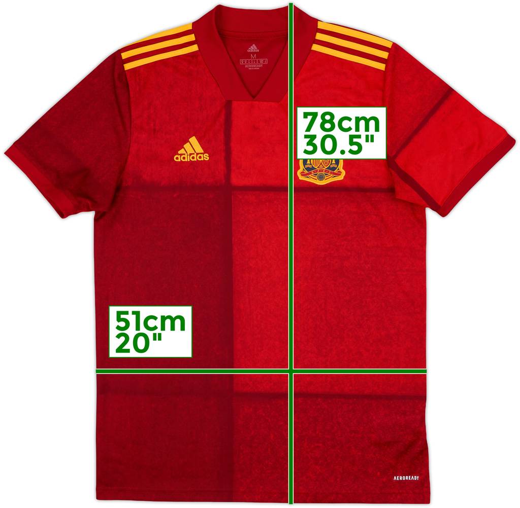 2020-21 Spain Home Shirt - 10/10 - (M)