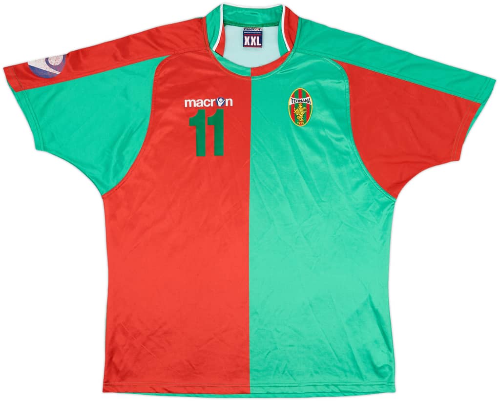 2006-07 Ternana Macron Player Issue Training Shirt #11 - 6/10 - (XXL)