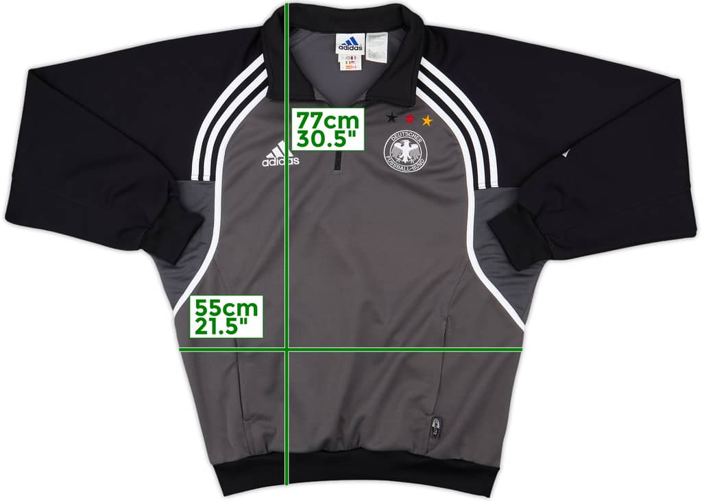 2000-02 Germany adidas 1/4 Zip Training Top - 9/10 - (M/L)