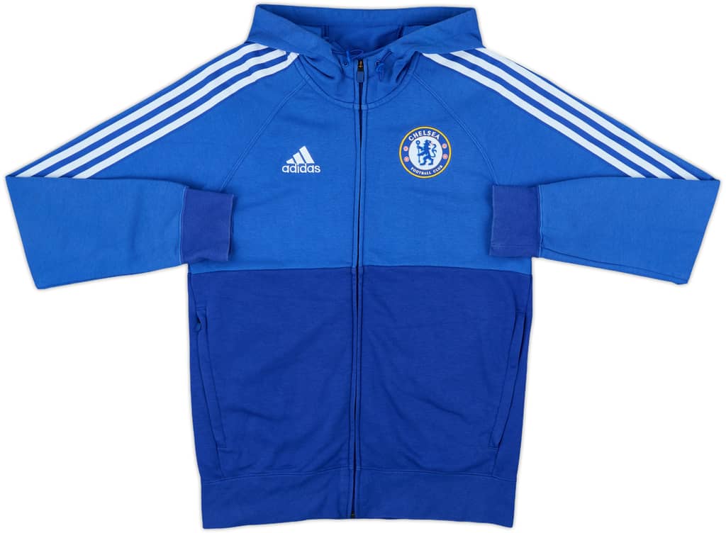 2014-15 Chelsea adidas Hooded Track Jacket - 8/10 - (S)