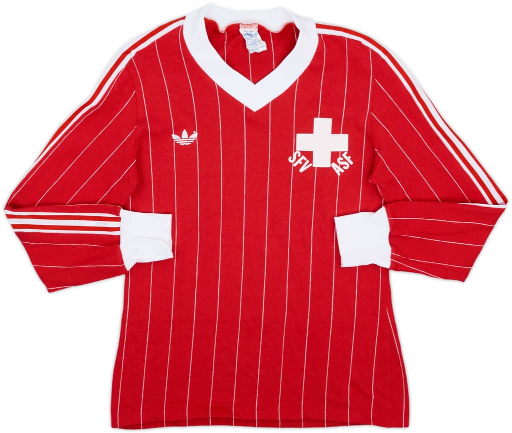 1982-84 Switzerland Home L/S Shirt - 9/10 - (XS)