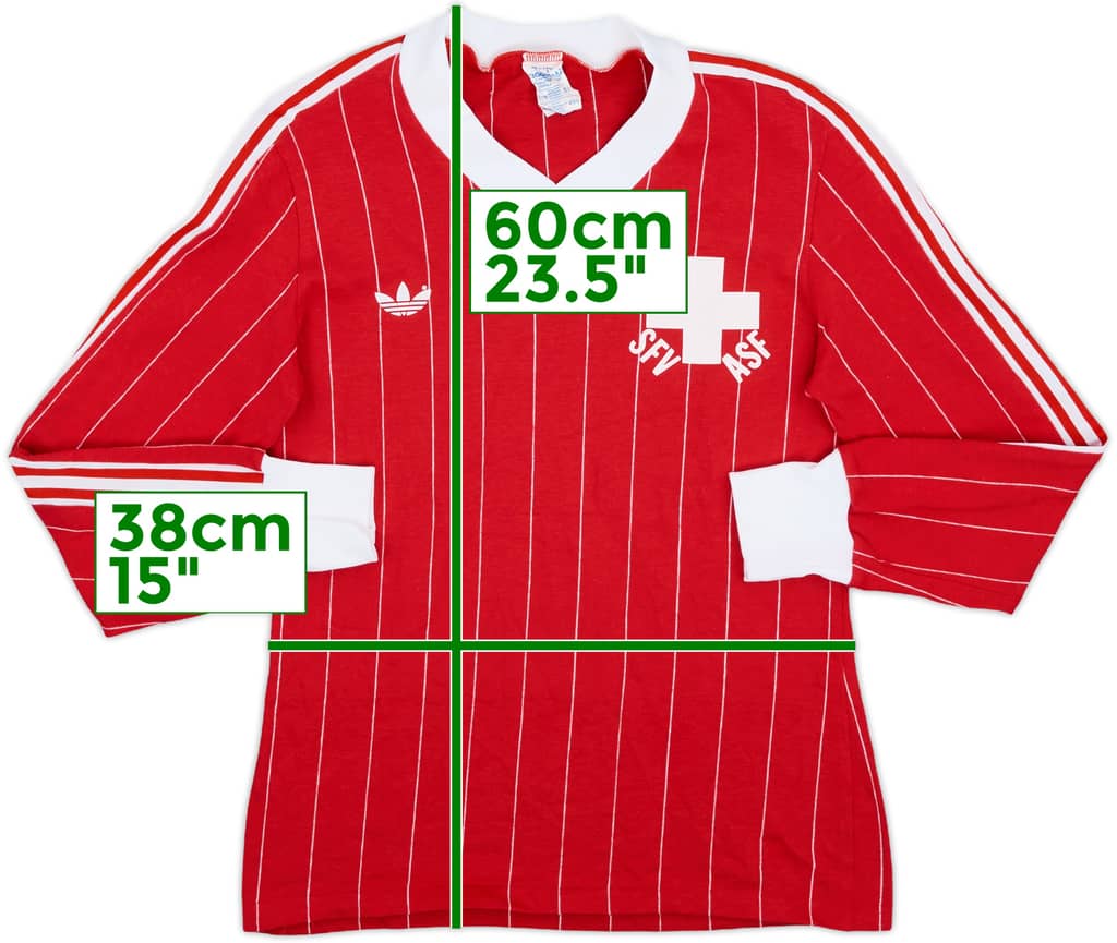 1982-84 Switzerland Home L/S Shirt - 9/10 - (XS)