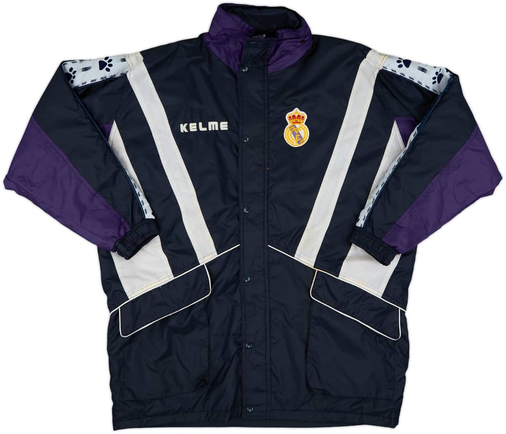 1997-98 Real Madrid Kelme Hooded Rain Jacket - 6/10 - (M)