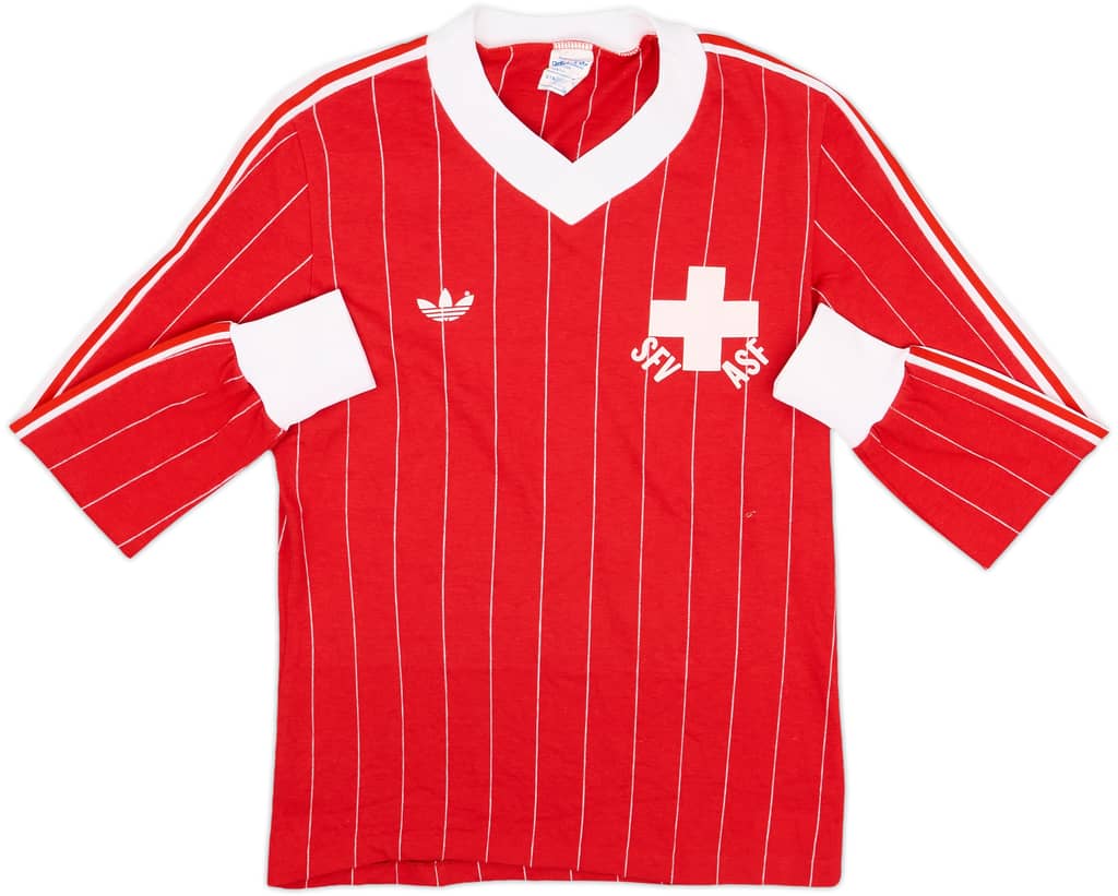 1982-84 Switzerland Home L/S Shirt - 9/10 - (XS)