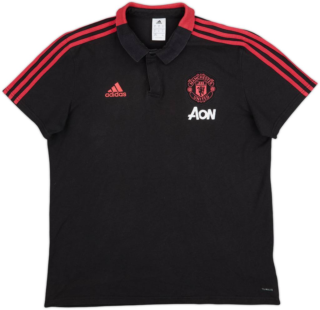 2018-19 Manchester United adidas Polo Shirt - 9/10 - (XL)