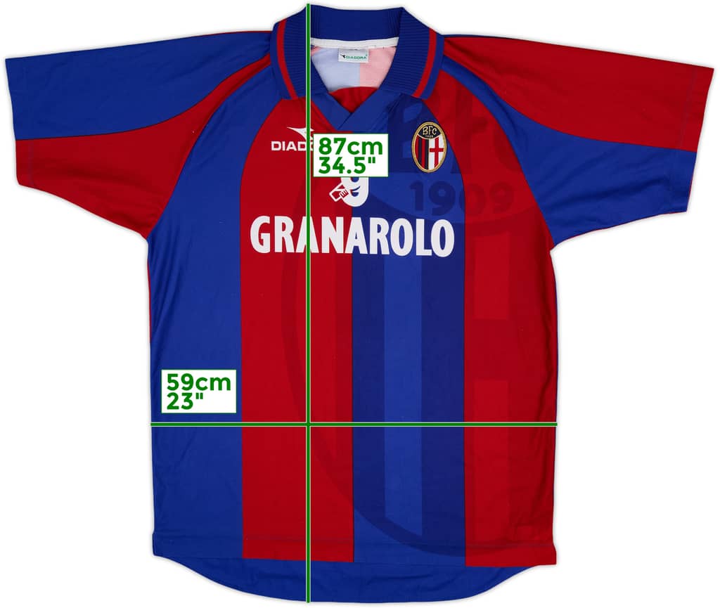 1997-98 Bologna Home Shirt - 8/10 - (XL)