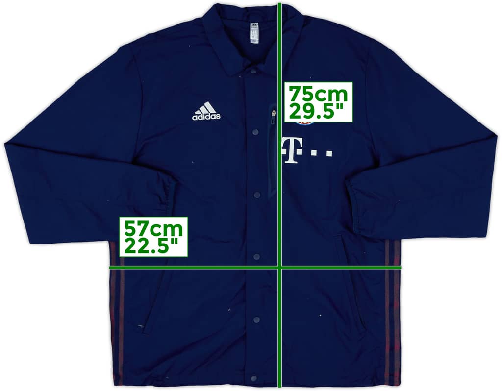 2021-22 Bayern Munich adidas Coach Jacket - 8/10 - (M)