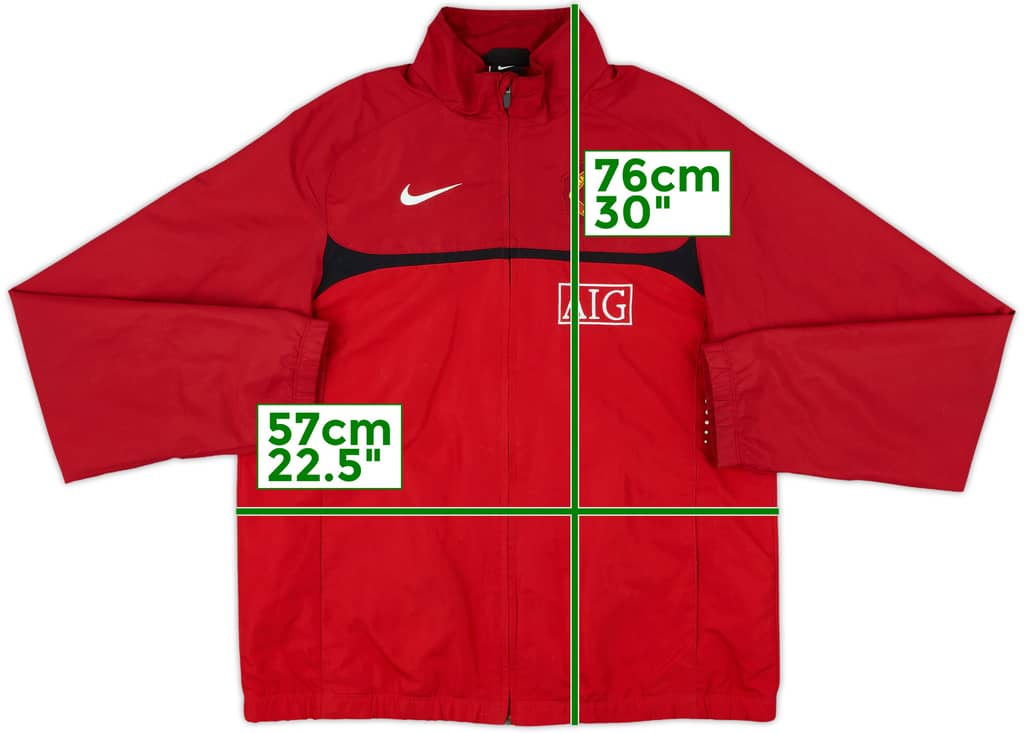 2009-10 Manchester United Nike Track Jacket - 7/10 - (M)