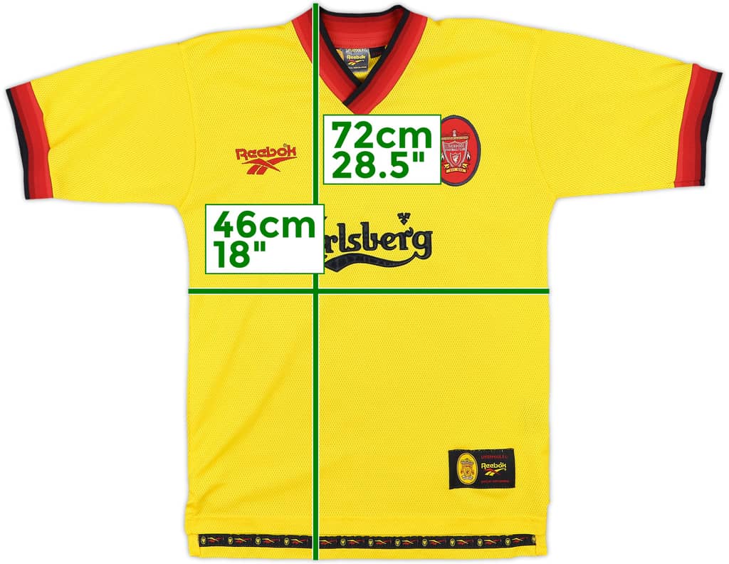 1997-99 Liverpool Away Shirt - 8/10 - (Y)