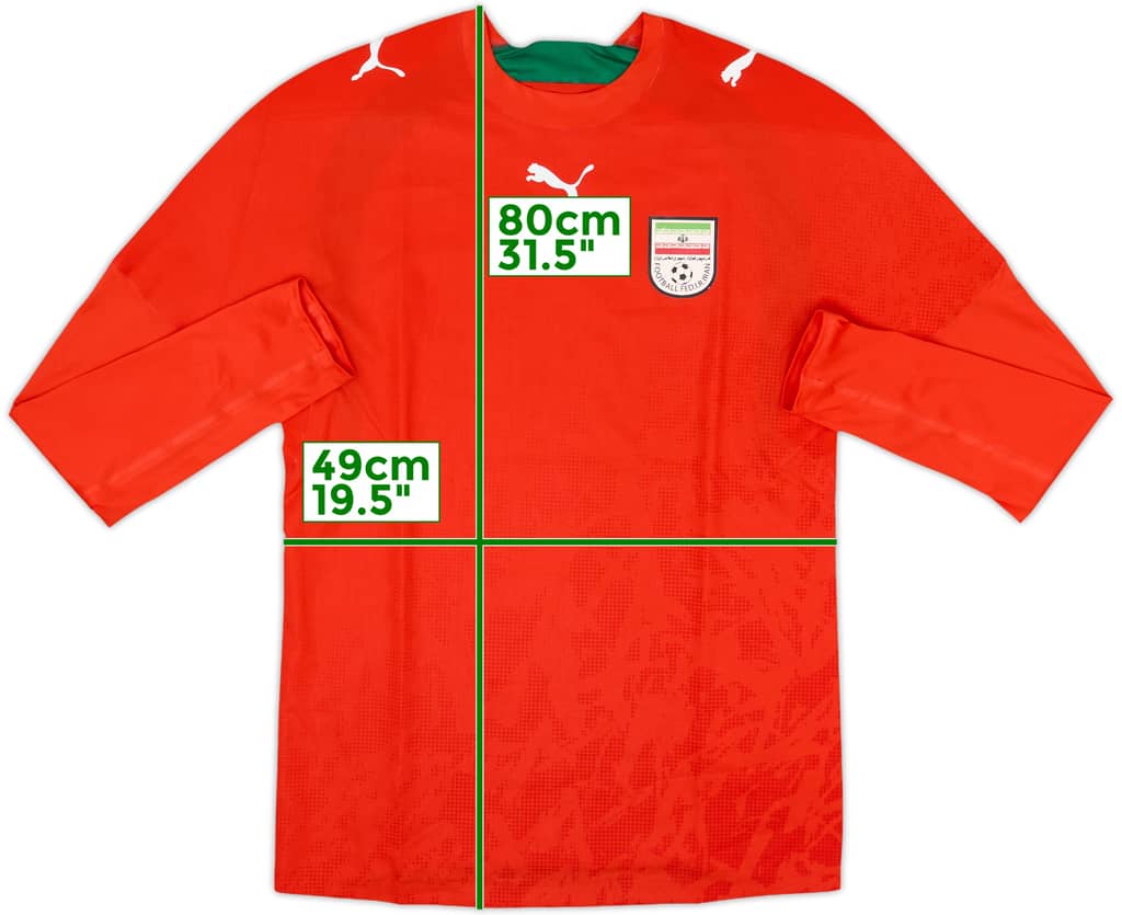 2006 Iran Player Issue Away L/S Shirt - 9/10 - (M)