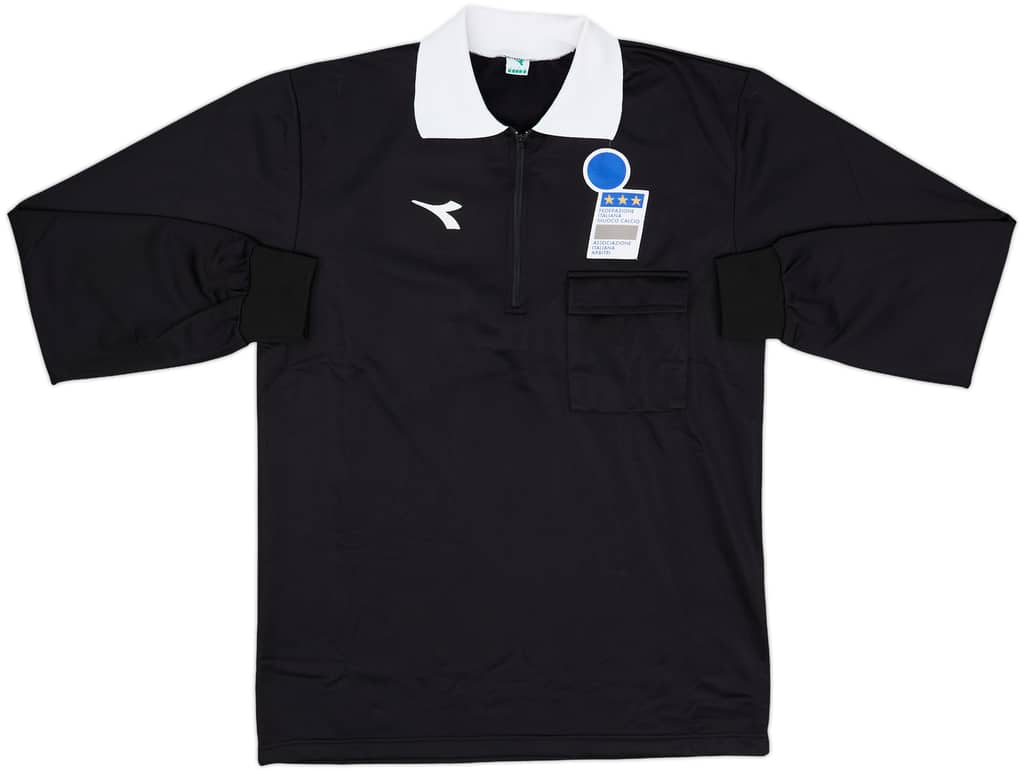 1990s Italy FIGC Diadora Referee L/S Shirt - 10/10 - (M)