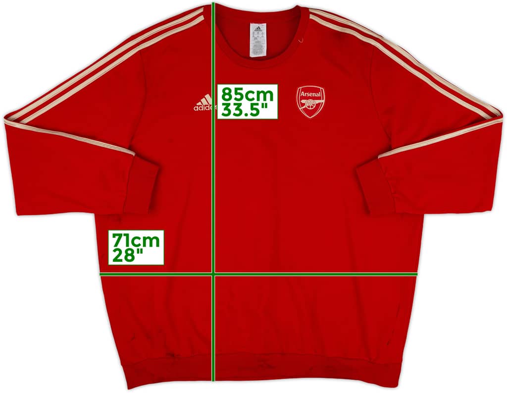 2023-24 Arsenal adidas DNA Sweat Top - 8/10 - (3XL)