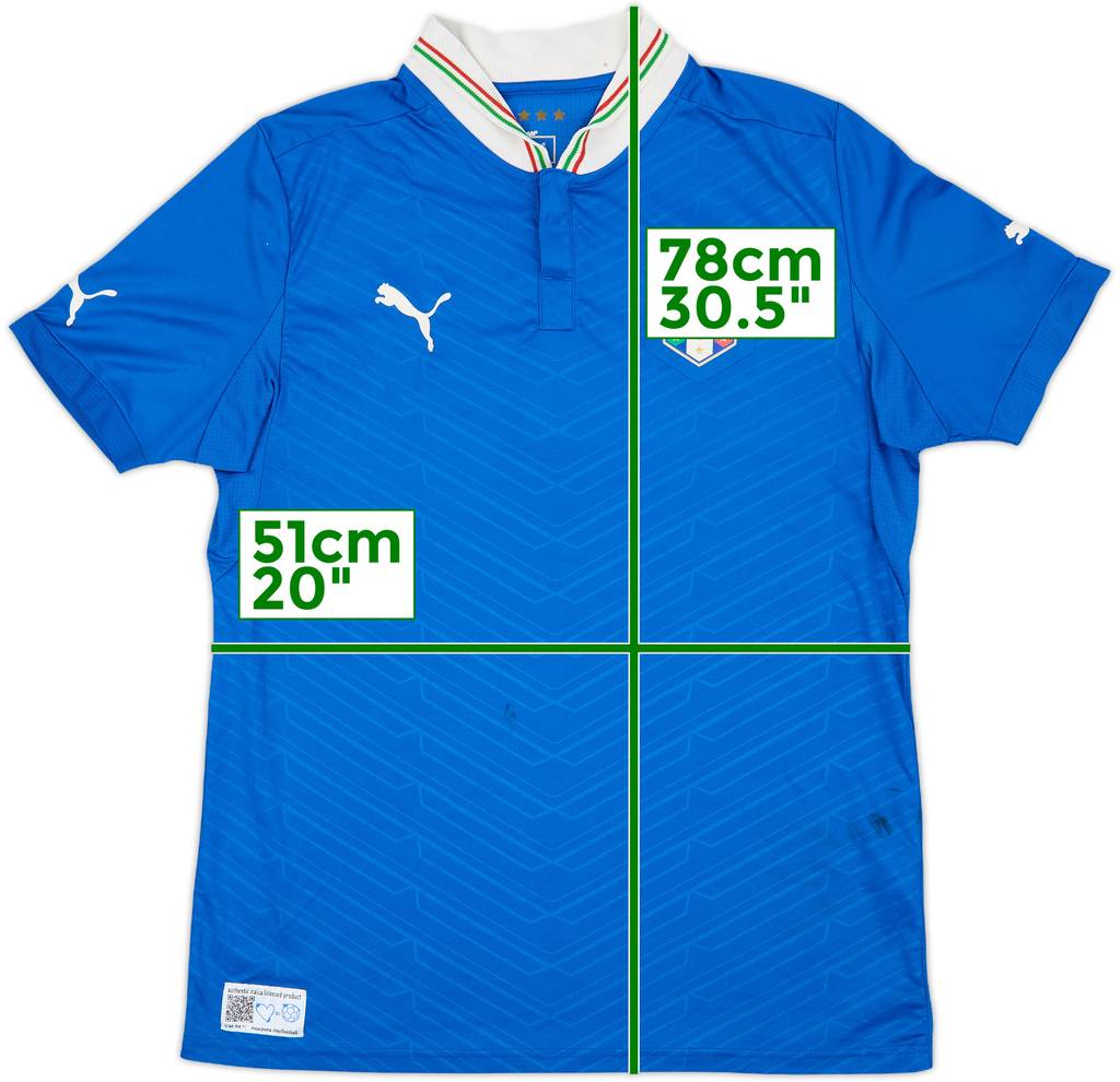 2012-13 Italy Home Shirt - 7/10 - (L)