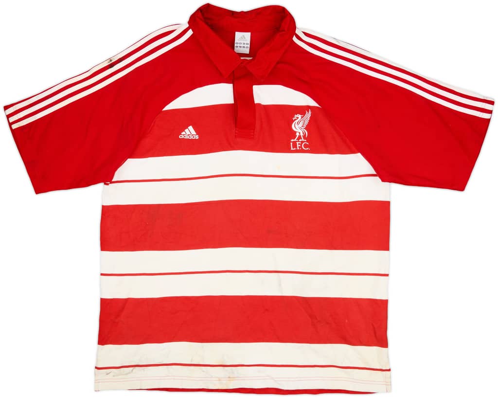 2008-09 Liverpool adidas Polo Shirt - 7/10 - (XL)