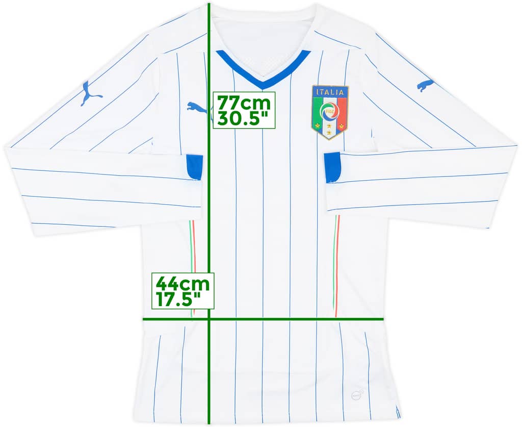 2014-15 Italy Player Issue ACTV Away L/S Shirt - 10/10 - (XL)